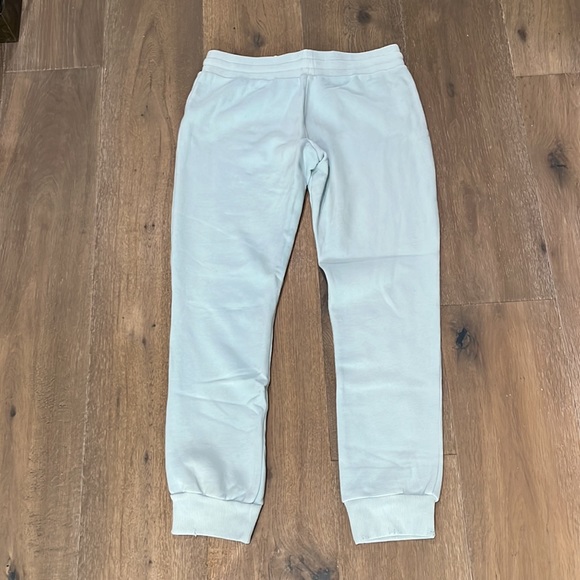 Tyler Jacobs/Feel the Piece small light blue sweats with intentional distressing - Picture 4 of 5